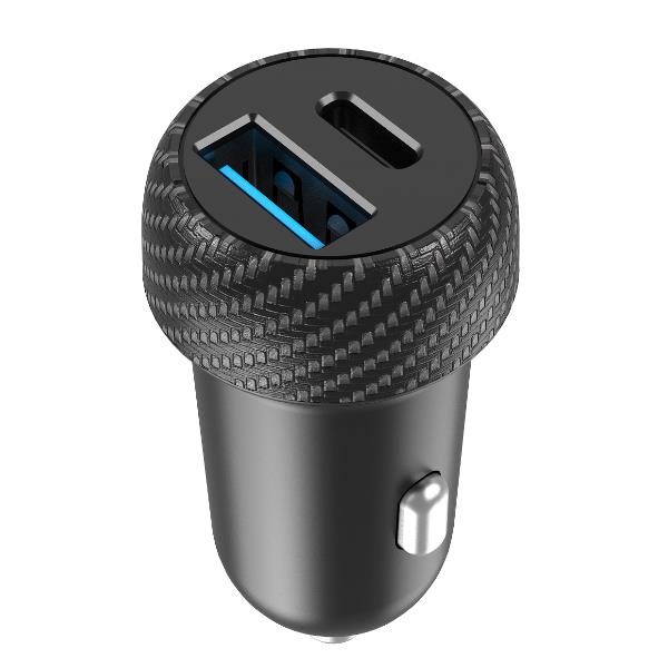 Celly CAR CHARGER USB-C USB-A 35W